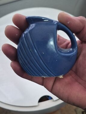 Blue Ceramic Lapis Ministure Ceramic Syrup Pitcher